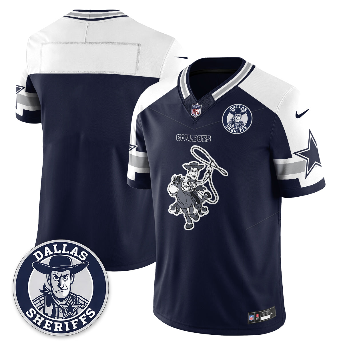 Dallas Cowboys x Toy Cowboy Edition Vapor Jersey - Stitched