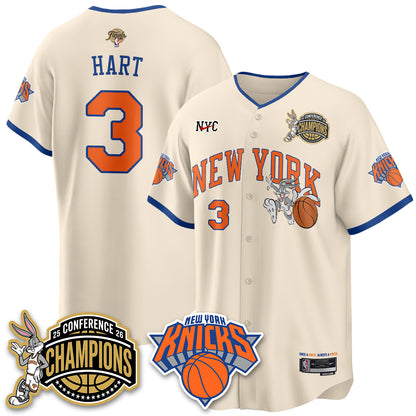New York Knicks 2026 NBA Finals x Bunny Vapor Jersey V2- Stitched