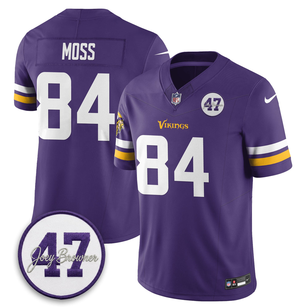 MIN Joey Browner Thank You For Memories - 1960 – 2026 Football Vapor Limited Jersey - Stitched