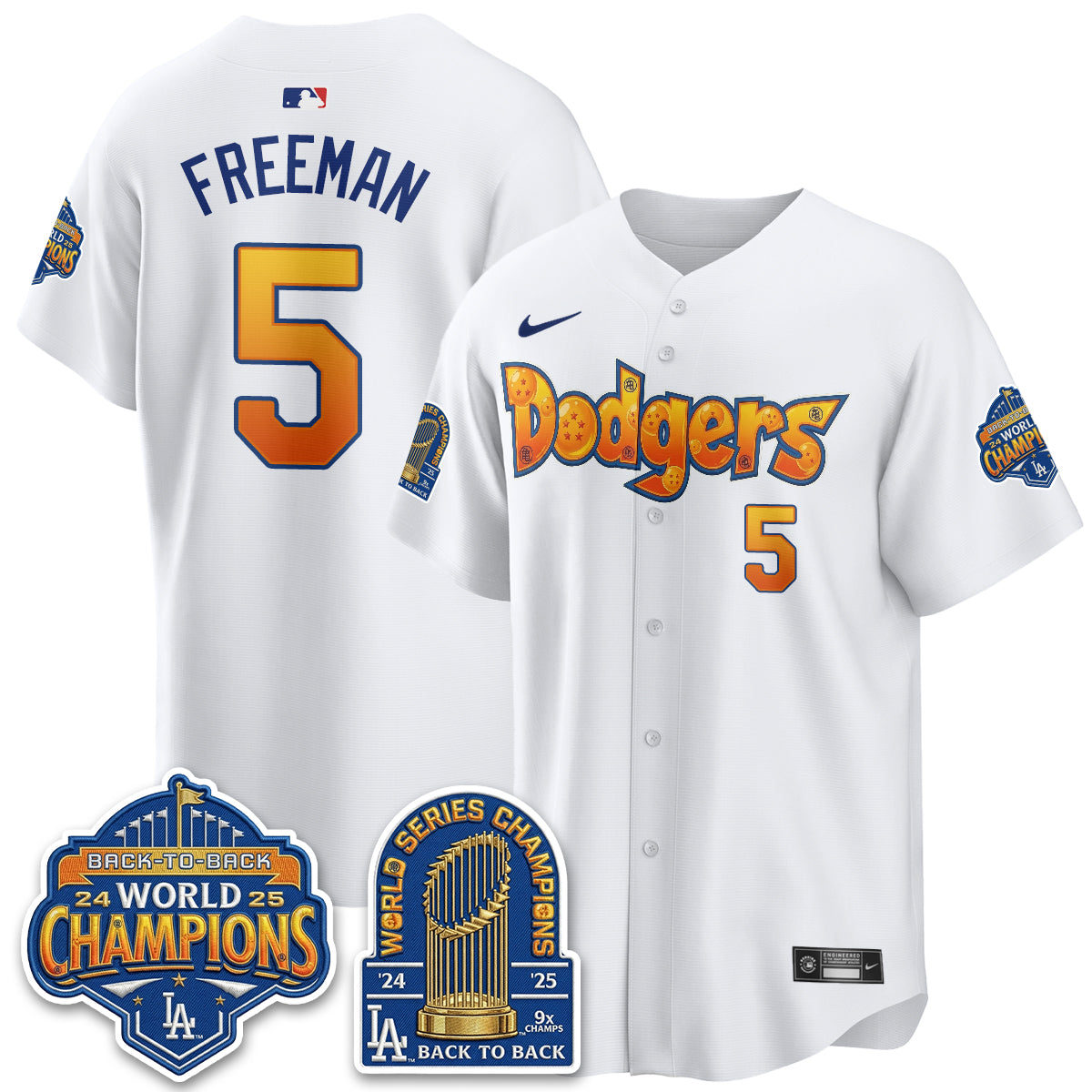 Los Angeles Dodgers x DB Night 2026 Vapor Jersey V2- Stitched