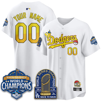 Los Angeles Dodgers x PKM 2026 Vapor Custom Jersey - Stitched