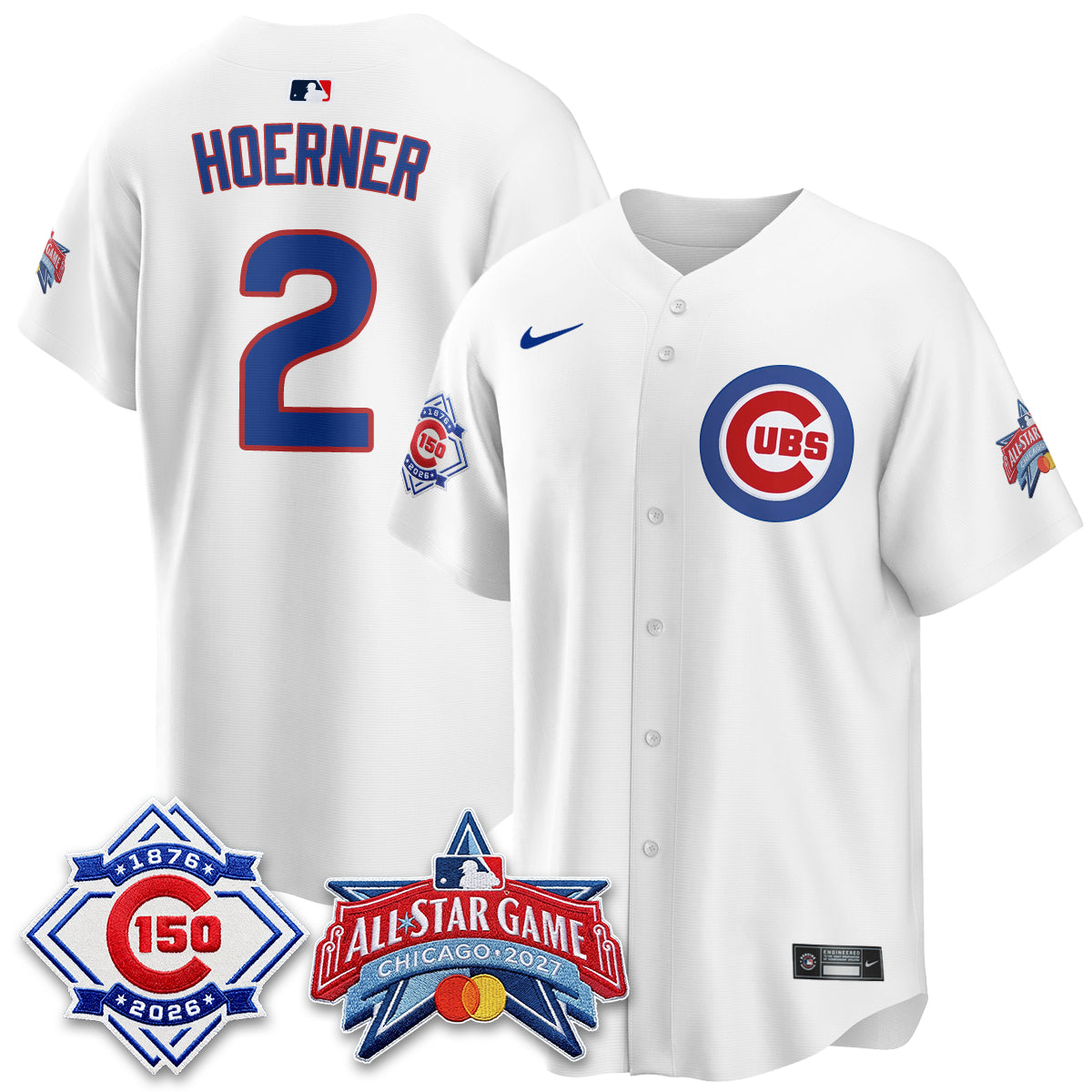 Chicago Cubs 2027 All Star Game Vapor Limited Blue Jersey - Stitched