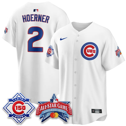 Chicago Cubs 2027 All Star Game Vapor Limited Blue Jersey - Stitched
