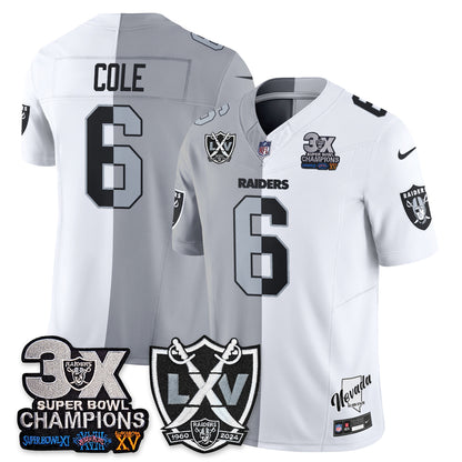 Las Vegas Raiders Split Edition Vapor Jersey V2- Stitched