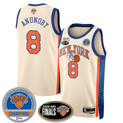 New York Knicks 2026 NBA Eastern Conference Champions x Bunny Vapor Jersey - Stitched