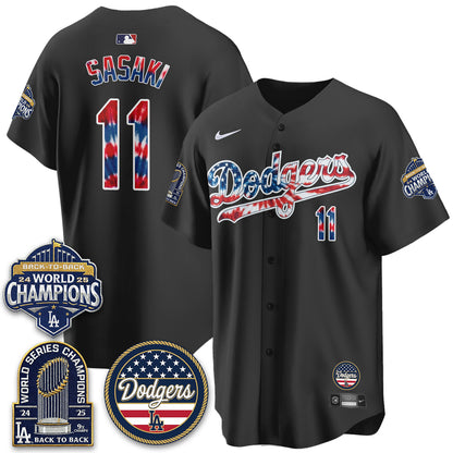 Los Angeles Dodgers Americana 2026 Vapor Limited Jersey - Stitched