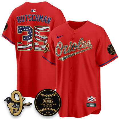 Baltimore Orioles 2026 Independence Day USA Vapor Limited Jersey - Stitched