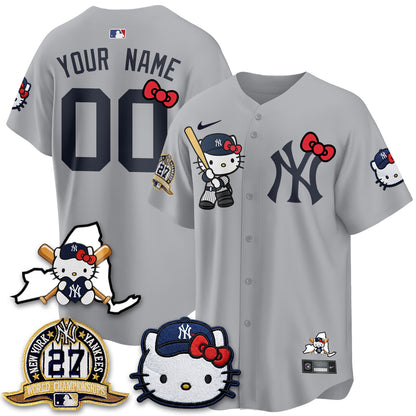 New York Yankees Meow KT 2026 Vapor Limited Custom Jersey - All Stitched