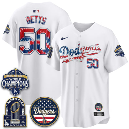 Los Angeles Dodgers Americana 2026 Vapor Limited Jersey - Stitched