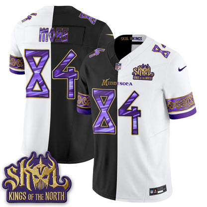 Minnesota Vikings Warrior Split Edition Vapor Jersey - Stitched-NQD