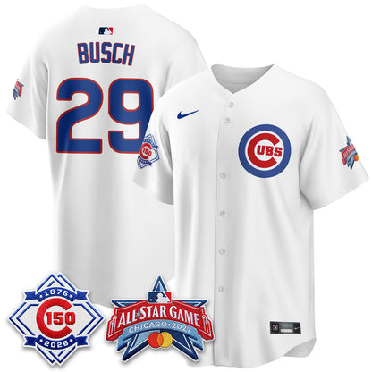 Chicago Cubs 2027 All Star Game Vapor Limited Blue Jersey - Stitched