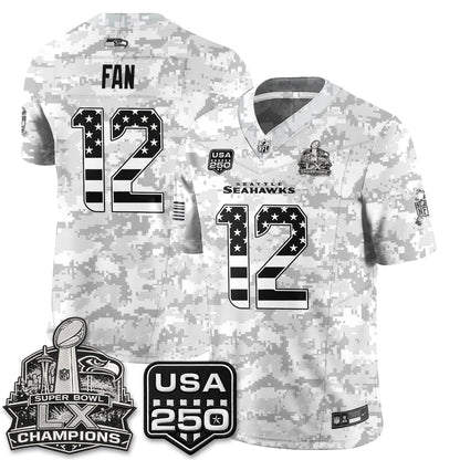 Seattle Seahawks 2026 Salute to Service Edition Vapor Jersey - Stitched-NQD
