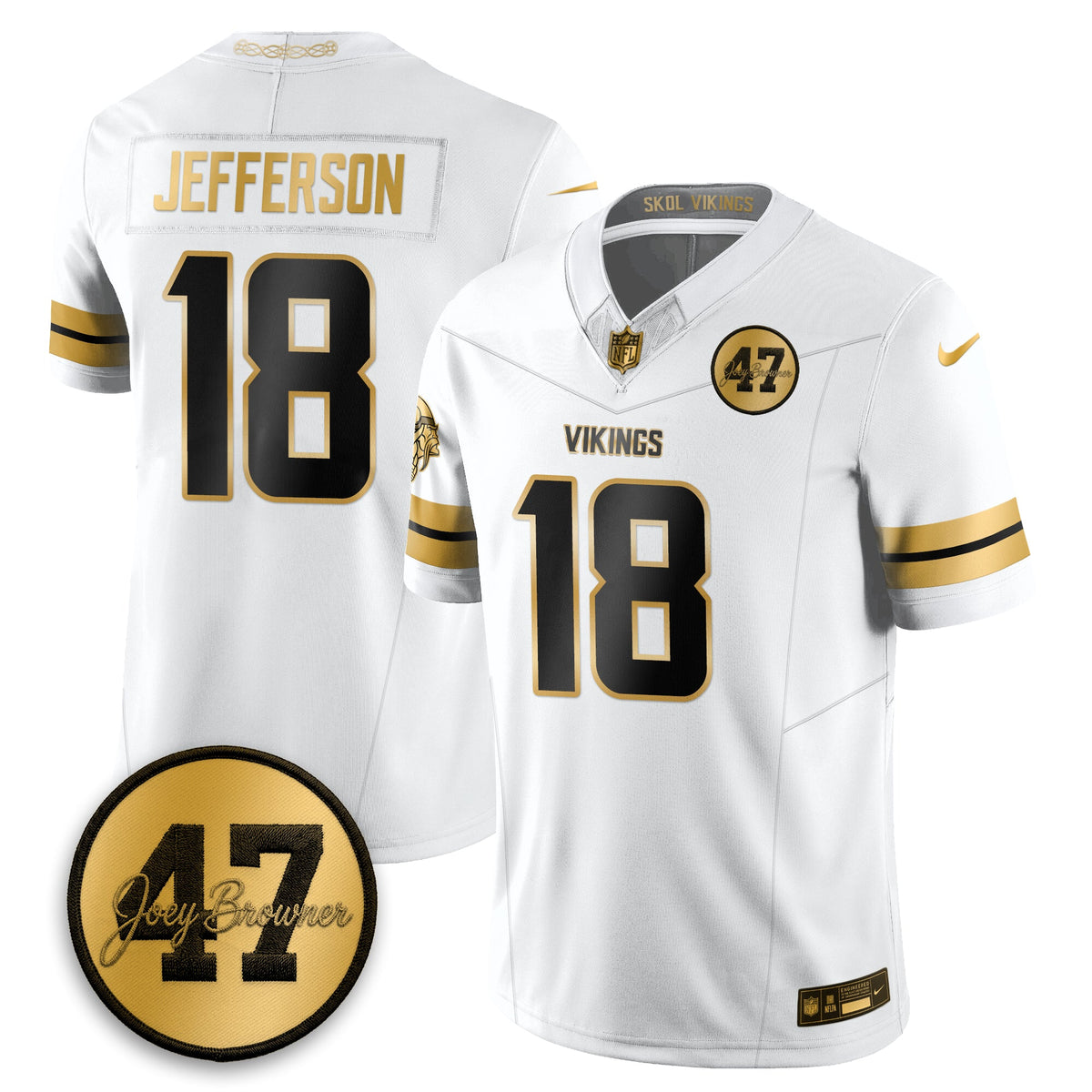 MIN Joey Browner Thank You For Memories - 1960 – 2026 Football Vapor Limited Jersey - Stitched
