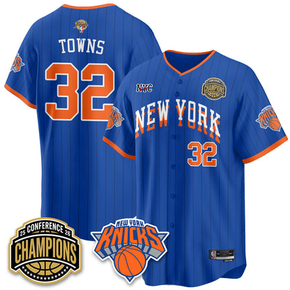 New York Knicks 2026 NBA Finals Vapor City Edition Jersey V2- Stitched