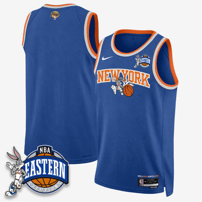 New York Knicks 2026 NBA Finals x Bunny Vapor Jersey - Stitched
