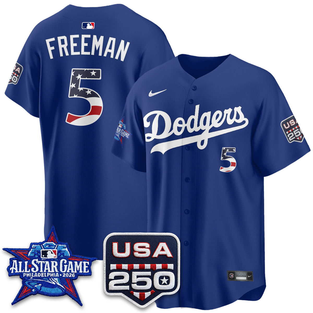 Los Angeles Dodgers 2026 All Star Edition Vapor Jersey- Stitched