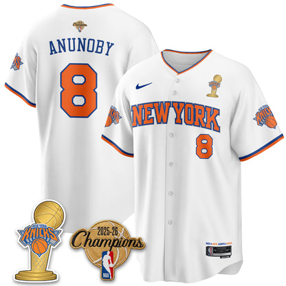New York Knicks 2026 NBA Champions Vapor Jersey - Stitched