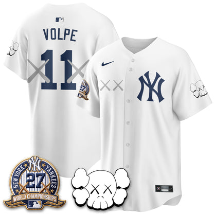 New York Yankees x KAWS Edition Vapor Jersey - Stitched
