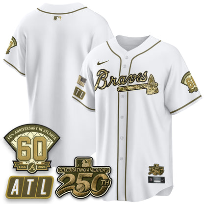 Atlanta Braves Armed Forces Day 2026 Vapor Limited Jersey - All Stitched