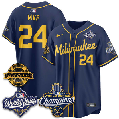 MIL 2026 WS Champions - Bob Patch Vapor Edition - Stitched-NQD (NAV9)
