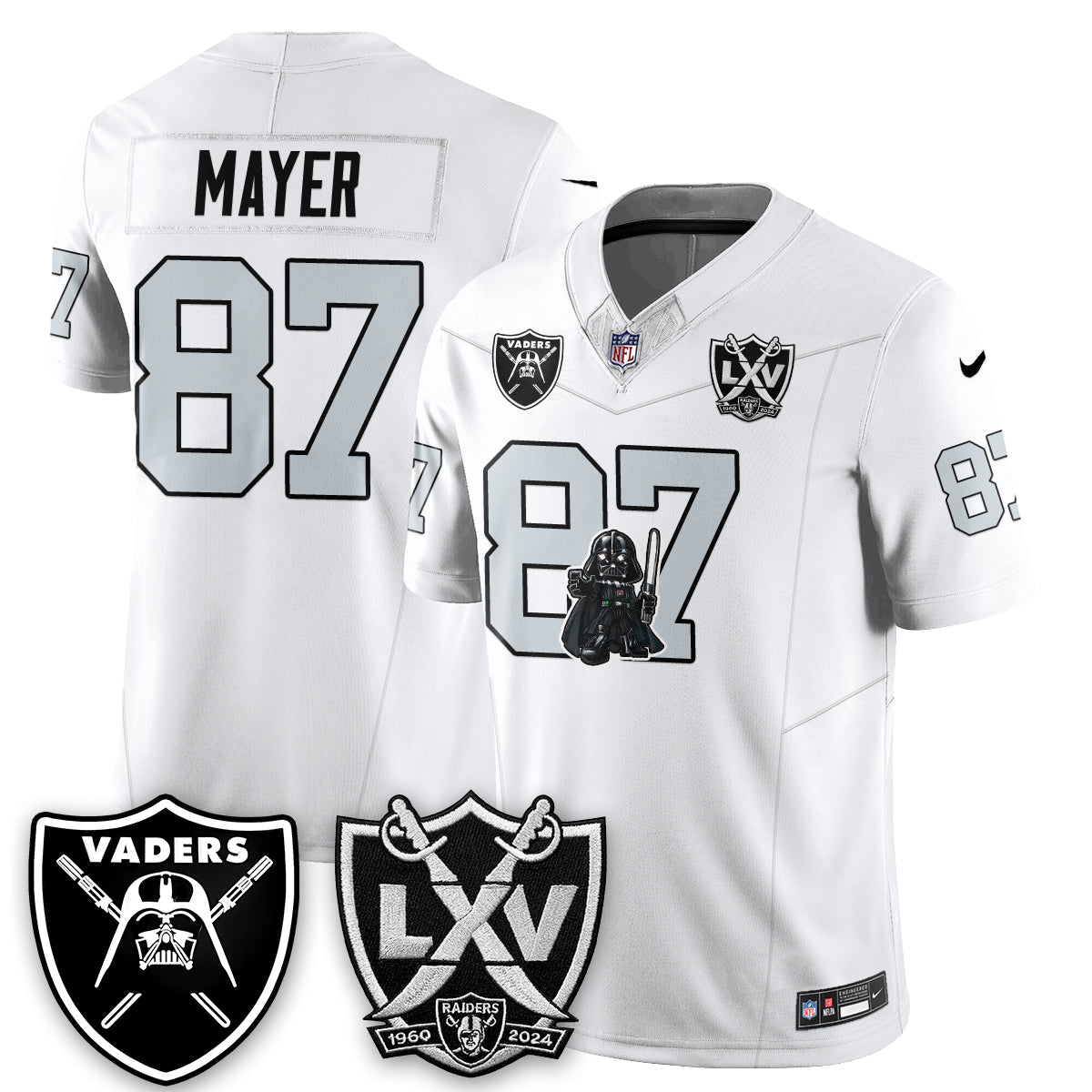 Las Vegas Raiders x Dark Lord Edition Vapor Jersey - Stitched