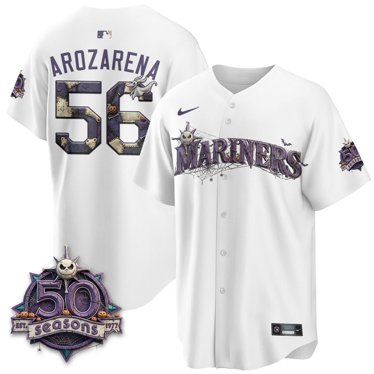 Seattle Mariners Nightmare Edition Vapor Limited Jersey - Printed