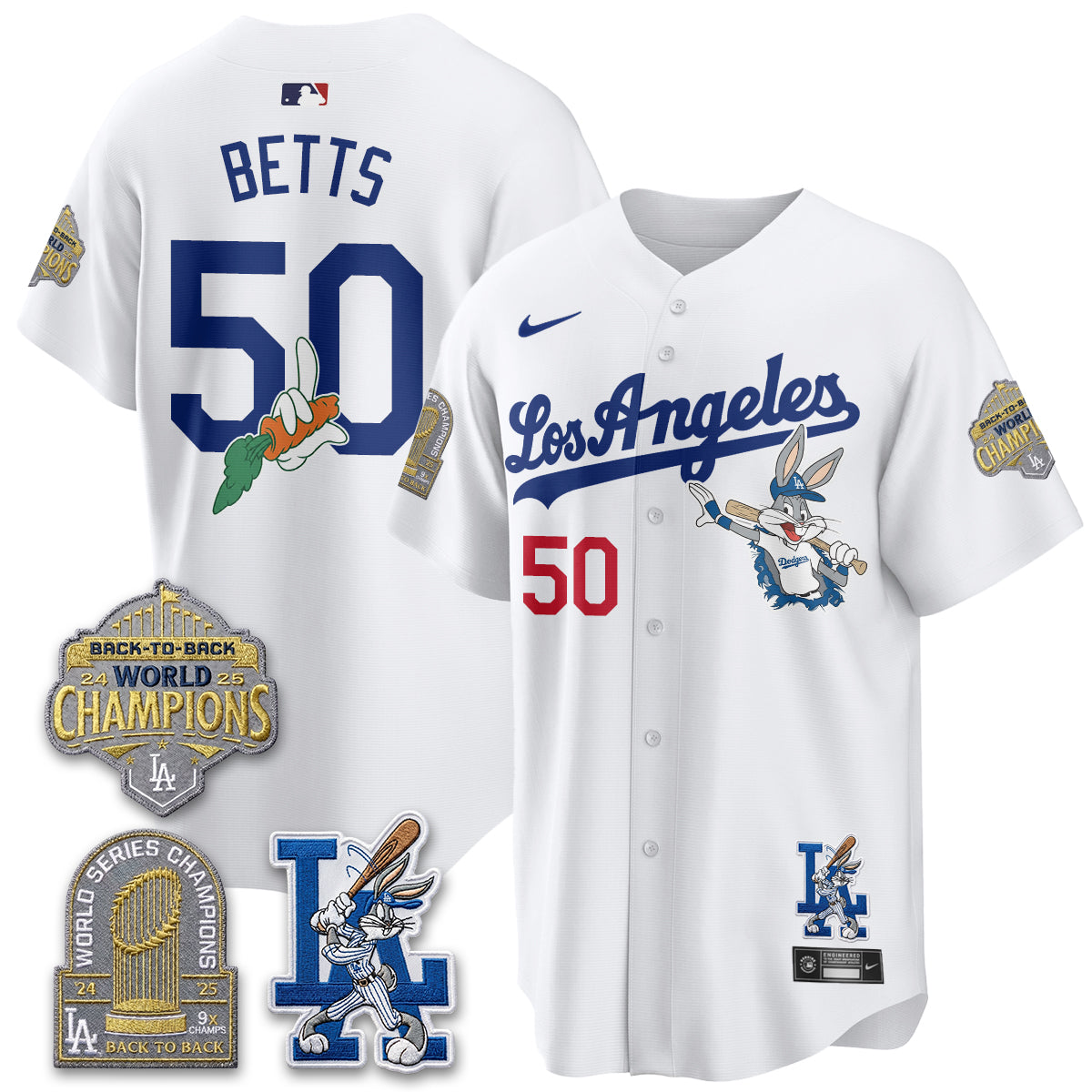 Los Angeles Dodgers Bunny Vapor Limited Jersey - All Stitched