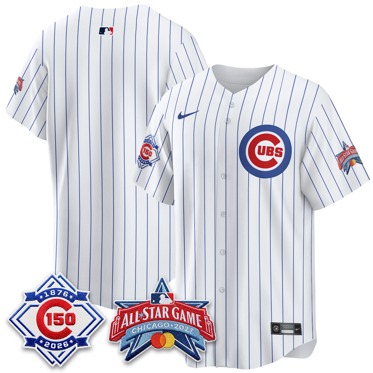 Chicago Cubs 2027 All Star Game Vapor Limited Blue Jersey - Stitched