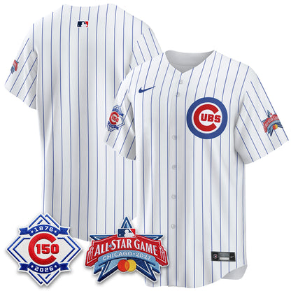 Chicago Cubs 2027 All Star Game Vapor Limited Blue Jersey - Stitched
