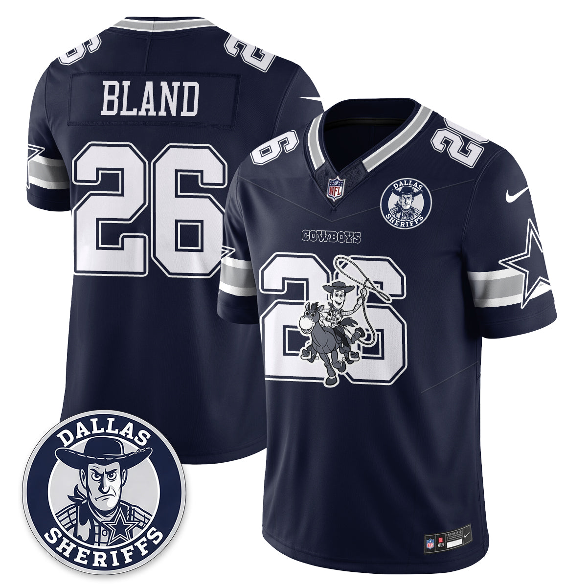 Dallas Cowboys x Toy Cowboy Edition Vapor Jersey - Stitched
