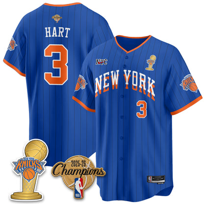 New York Knicks 2026 NBA Champions Vapor Jersey - Stitched