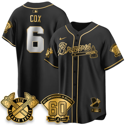Atlanta Braves 60th Anniversary Silver Edition Vapor Limited Jersey - All Stitched