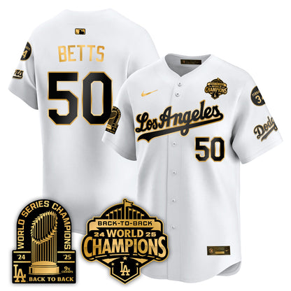 LAD Alternate  Vapor Limited Jersey - 9x Champs - Stitched