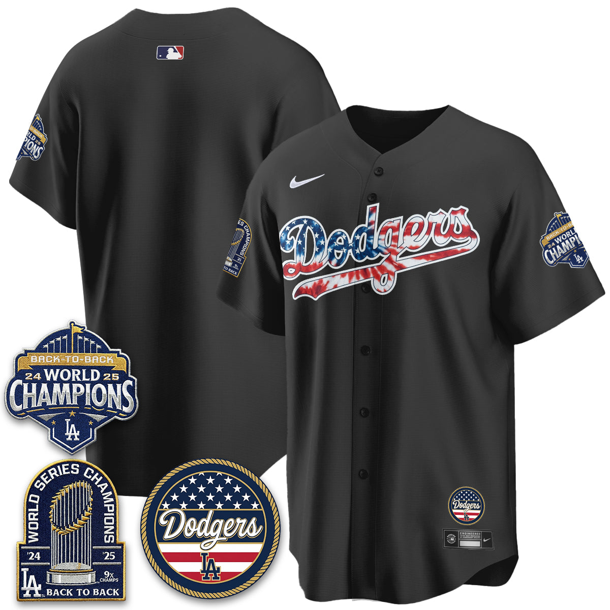 Los Angeles Dodgers Americana 2026 Vapor Limited Jersey - Stitched