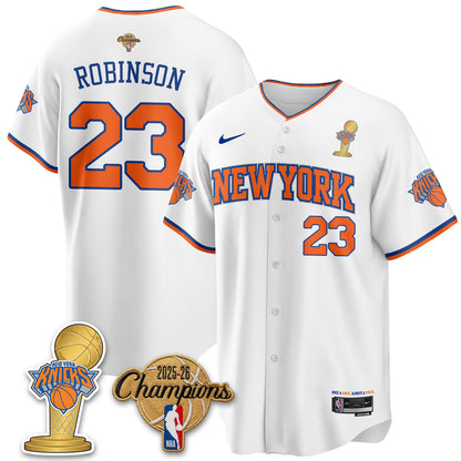 New York Knicks 2026 NBA Champions Vapor Jersey - Stitched