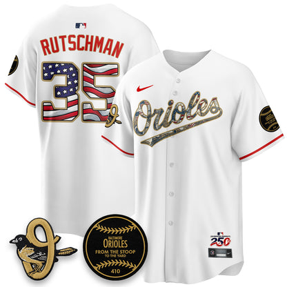 Baltimore Orioles 2026 Independence Day USA Vapor Limited Jersey - Stitched
