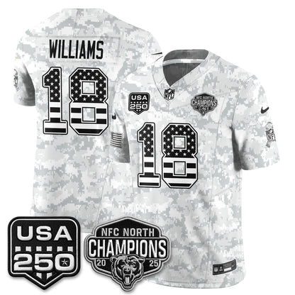 Chicago Bears 2026 Salute to Service Edition Vapor Jersey - Stitched (2)
