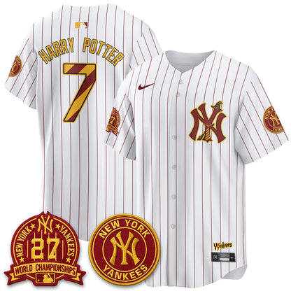 New York Yankees x HP 25 Years of Magic Vapor Limited Jersey - Stitched