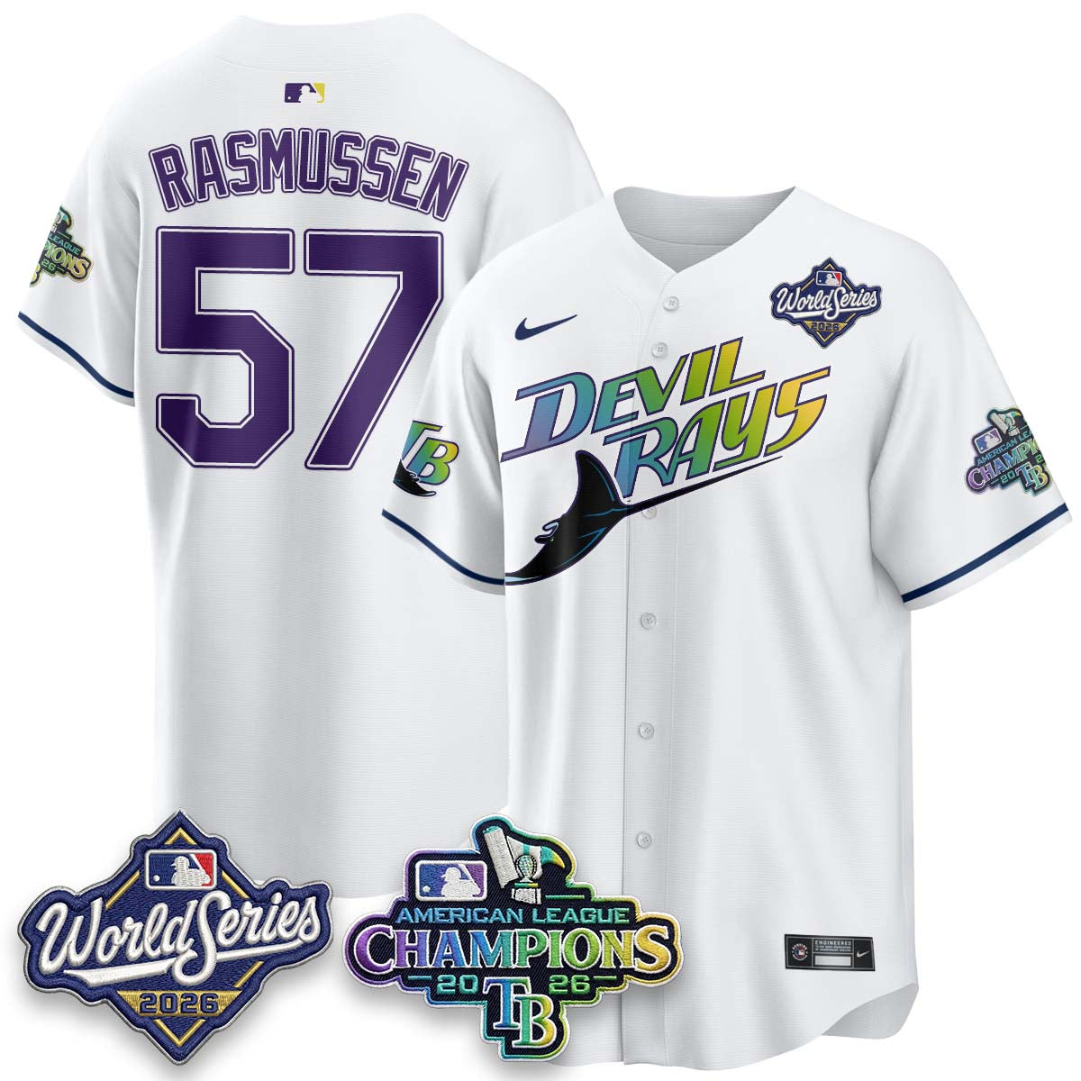 TB 2026 AL Champions Vapor Jersey - Stitched-NQD