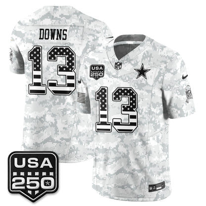 Dallas Cowboys 2026 Salute to Service Edition Vapor Jersey - Stitched