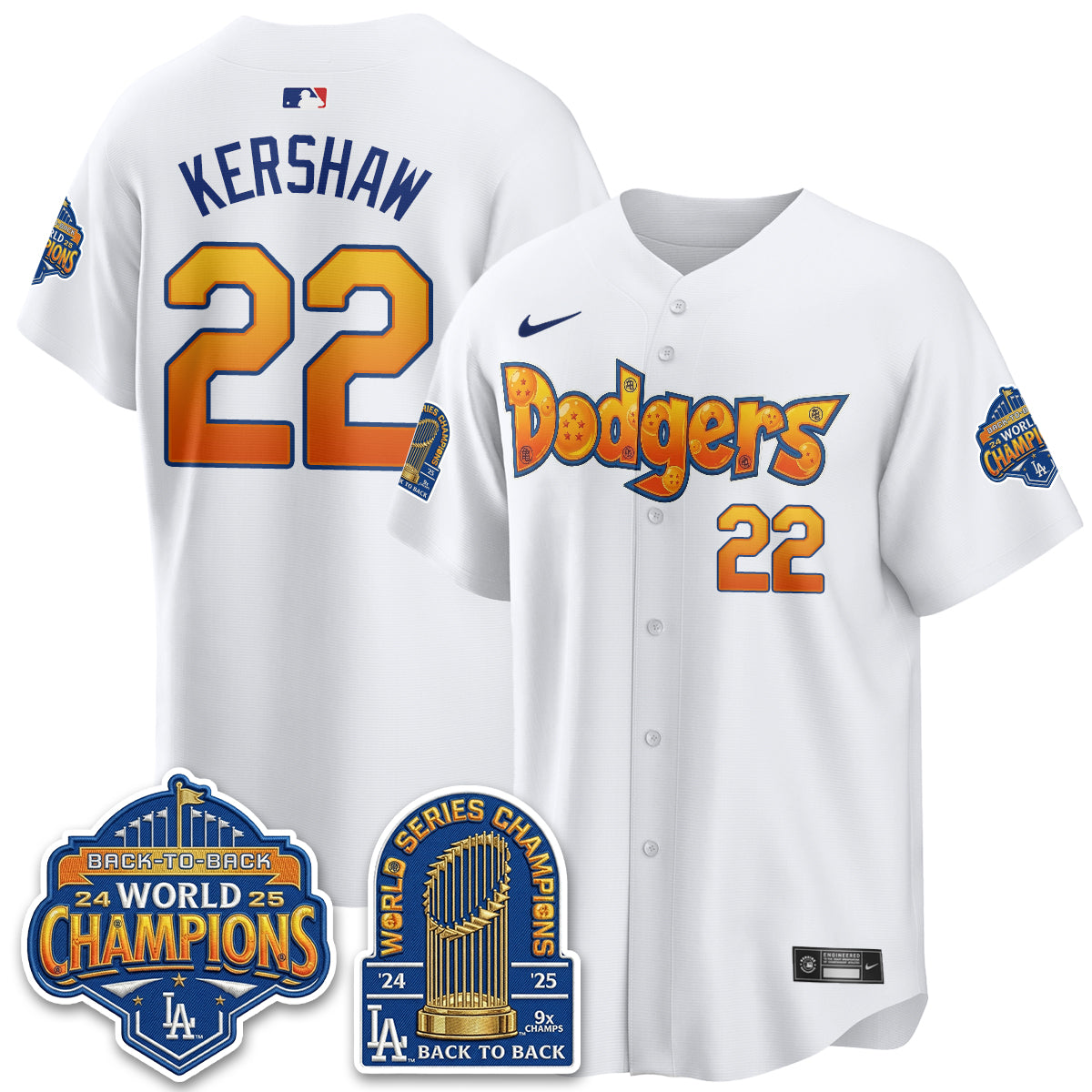 Los Angeles Dodgers x DB Night 2026 Vapor Jersey V2- Stitched