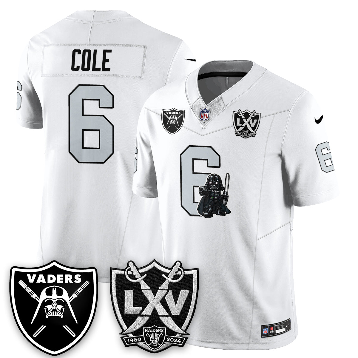 Las Vegas Raiders x Dark Lord Edition Vapor Jersey - Stitched