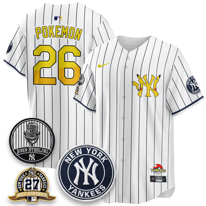 New York Yankees x PKM Cartoon Limited Jersey -  Stitched