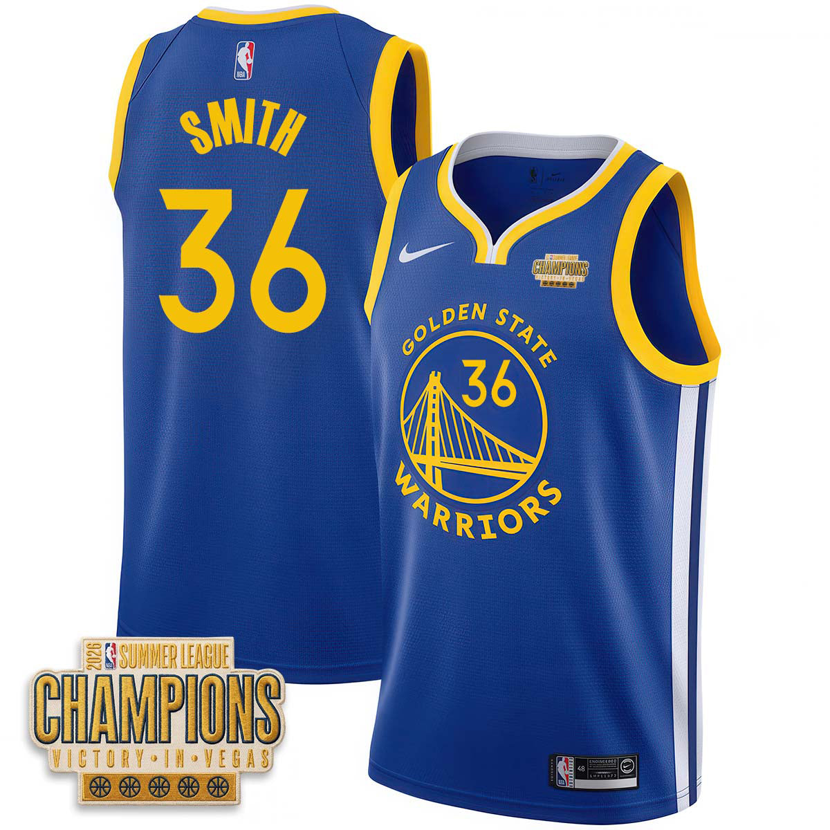 Golden State Warriors 2026 Summer League Vapor Jersey - Stitched