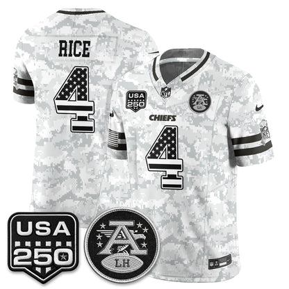 Kansas City Chiefs 2026 Salute to Service Vapor Jersey - Stitched