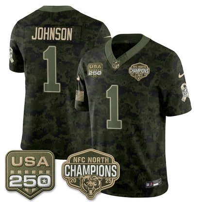 Chicago Bears 2026 Salute to Service Edition Vapor Jersey - Stitched (2)