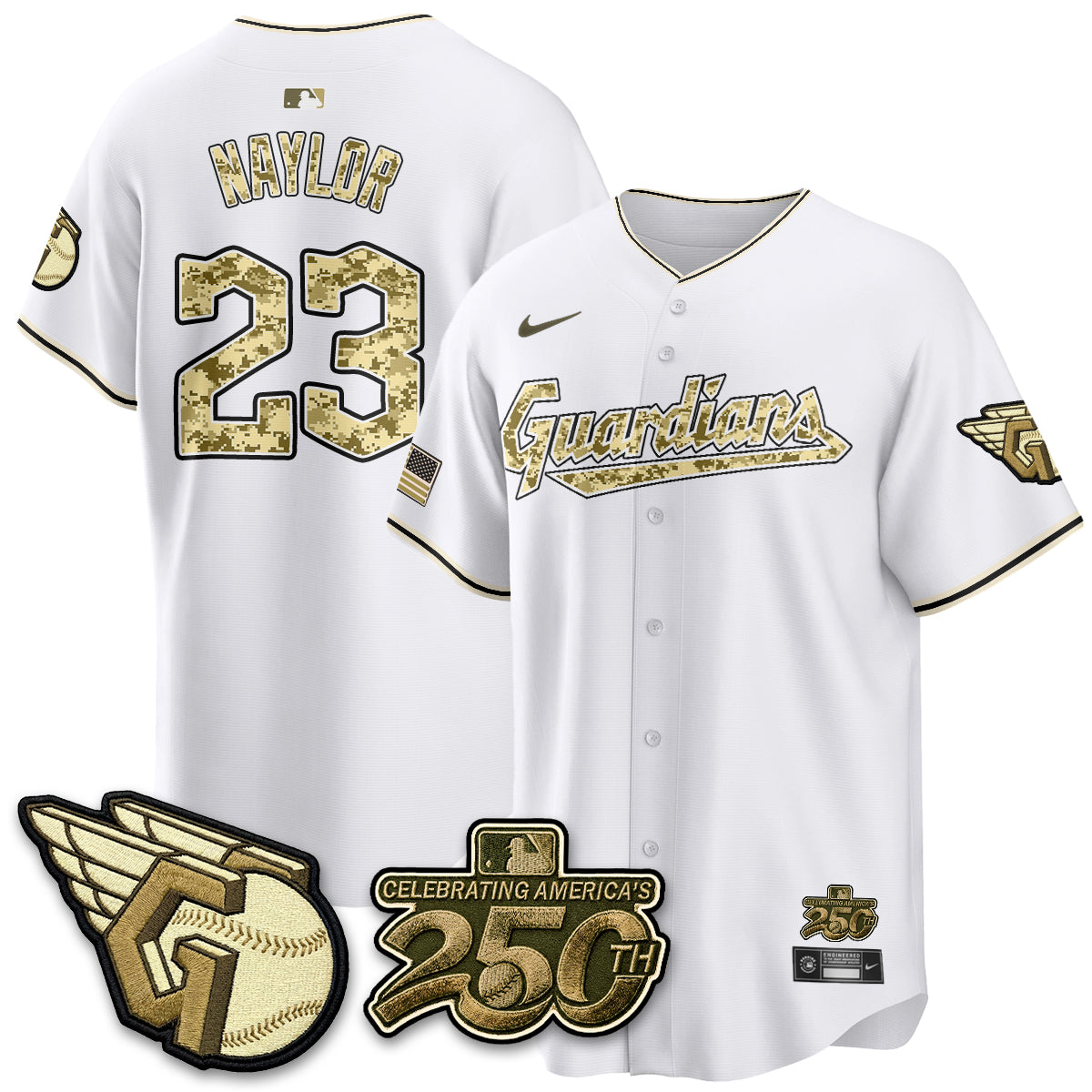 Cleveland Guardians Armed Force Day 2026 Vapor Limited Jersey - Stitched