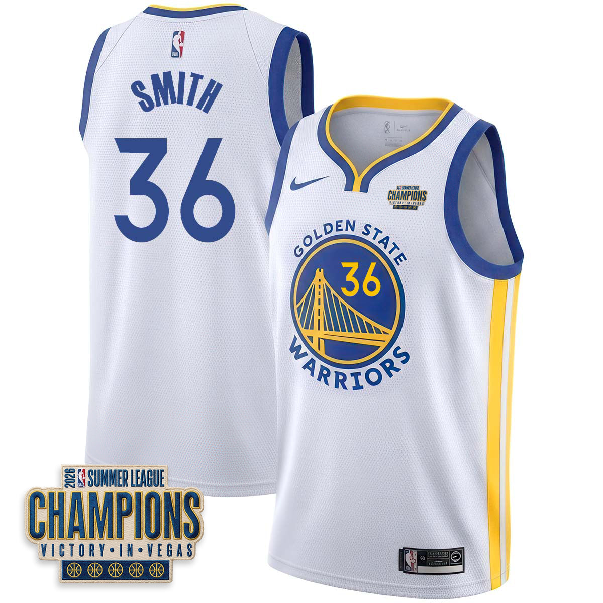 Golden State Warriors 2026 Summer League Vapor Jersey - Stitched