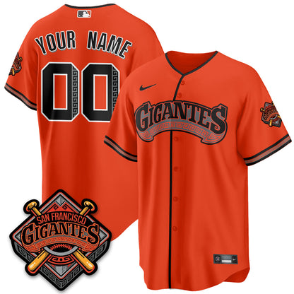 SF GIGANTES Vapor Limited Custom Jersey - Stitched