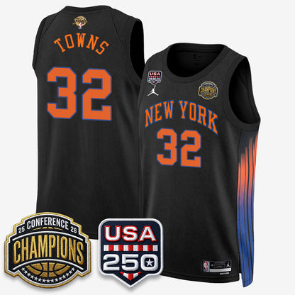 New York Knicks 2026 NBA Eastern Conference Champions City Edition Jersey - Stitched